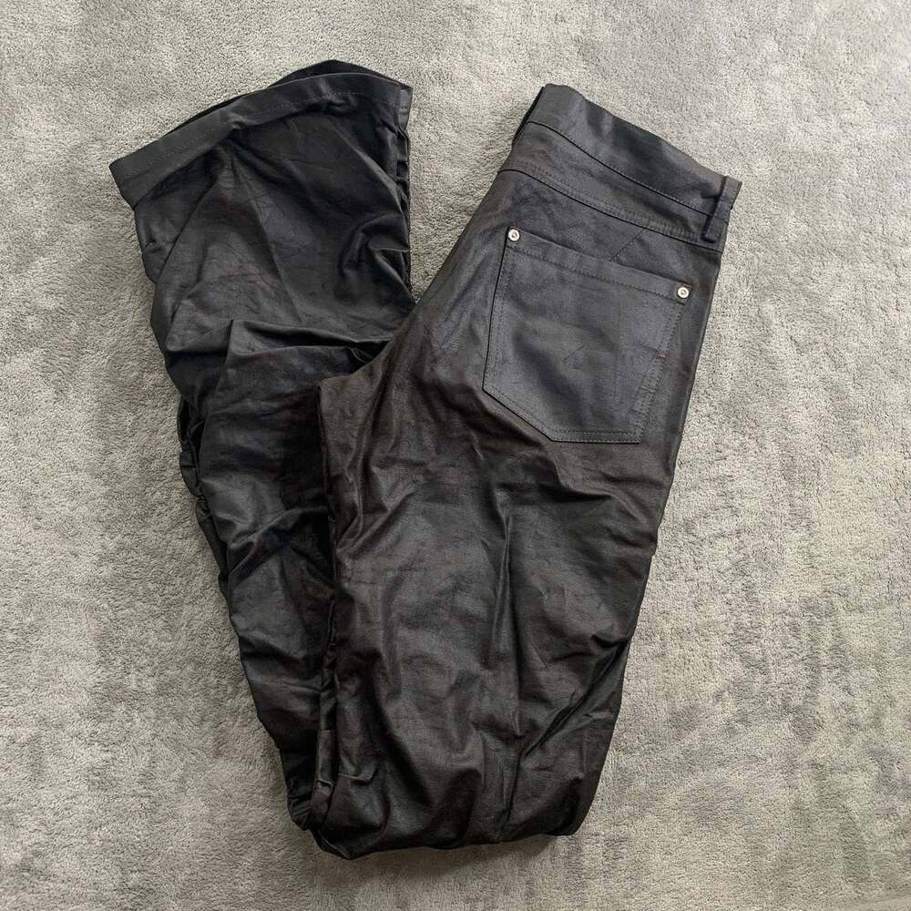 MISBHV Pants Mens Size Small Runched Bootcut Black Grunge Cotton 30x36”